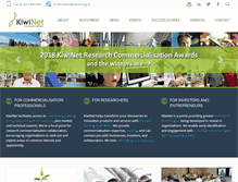 Tablet Screenshot of kiwinet.org.nz